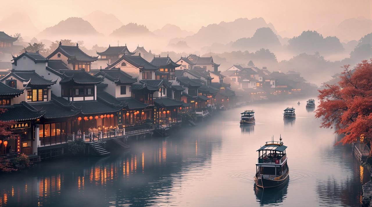 江南烟雨：水墨长卷 - 快播影院影视内容封面图